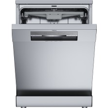 Teka - DFS 76850 SS - Solo Dijital Ekranlı Bulaşık Makinesi - 8 Programlı 14 Kişilik - Inox - 60 cm - 114260012