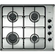 Teka - HLX 60 4G AI AL - Ankastre Paslanmaz Çelik Gazlı Ocak - Emaye Izgara - Inox - 60 cm - 40229103