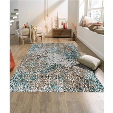 Süngersan Renkli Halılar Yıkanabilir Dijital Baskı Modern Dekoratif Kaymaz Tabanlı Salon Halısı Mutfak Halısı Yolluk