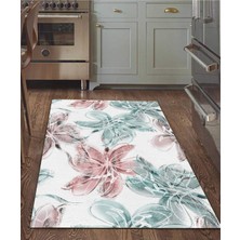 Süngersan Renkli Halılar Yıkanabilir Dijital Baskı Modern Dekoratif Kaymaz Tabanlı Salon Halısı Mutfak Halısı Yolluk