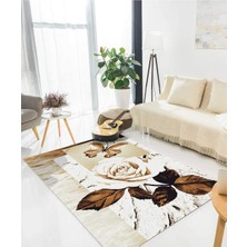Süngersan Renkli Halılar Yıkanabilir Dijital Baskı Modern Dekoratif Kaymaz Tabanlı Salon Halısı Mutfak Halısı Yolluk