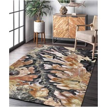 Süngersan Renkli Halılar Yıkanabilir Dijital Baskı Modern Dekoratif Kaymaz Tabanlı Salon Halısı Mutfak Halısı Yolluk