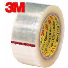 3m Şeffaf Koli Bandı 50 mm x 100 mt 4'lü