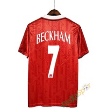 Pasxaspor Nostalji Manchester United 92/93 Sezonu Beckham Iç Saha Retro Forma Modeli