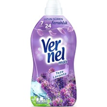 Vernel Max Taze Gül 1.44L & Vernel Max Taze Lavanta 1.44L & Vernel Max Naturals Mineraller ve Hindistan Cevizi 1.44L