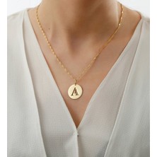 Vaoov 925 Ayar Gümüş Kişiye Özel Harfli Kolye