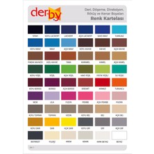 Derby Special Deri Boyası / Mont - Eşya - Çanta - Cüzdan - Kemer 100 ml - Kartela Renkleri