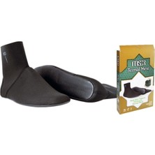 İslam Yayın Mest - Kışlık Mest - Termal Mest - Mscr Suni Deri Tabanlı Fermuarlı Mest - 40 Numara