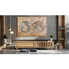 Bestablo Dünya Haritası Kanvas Tablo