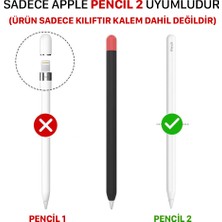 NovStrap Apple Pencil 2 Nesil Kılıf Apple Pencil 2 Silikon Koruma Kılıfı