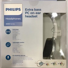 Philips 2000 Series SHM7110U/00 Desenli Beyaz Kulak Üstü Kulaklık