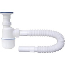 Elmina Armatür Elmina Armatür Taslı Körüklü Koku Önleyici Lavobo Eviye Sifonu