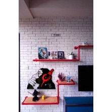 Bidoluraf Lazer Kesim Maymun Metal Duvar Tablo 75X55CM