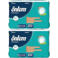 Önlem Emici Külot Hasta Bezi Xl Extra Large Büyük (40 Adet)