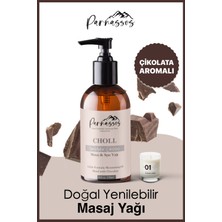 Parnassos Çikolata Aromalı ve Sade Masaj Yağı