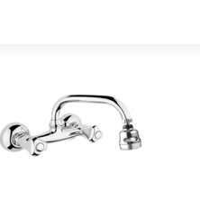 Elmina Armatür Klasik Mutfak Eviye Bataryası Musluğu 3 Fonksiyonlu Başlıklı