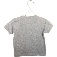 BebePan Sailor Baskılı Gri T-Shirt