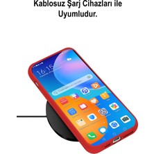 Caseworld Xiaomi Redmi Note 7 Kapak Içi Kadife Kamera Korumalı Lansman Silikon Kılıf - Kırmızı