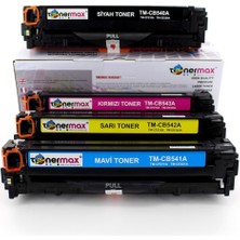 tonermax Hp Color Laserjet CP1217 Muadil Toner/ Hp 125A / CB540A Muadil Toner