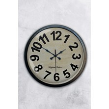 40 cm Siyah Metal Milano Duvar Saati