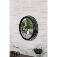 40 cm Siyah Metal Gelin Damat Duvar Saati