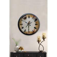 40 cm Siyah Metal Bird Duvar Saati