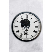 Aib Store 40 cm Siyah Metal Atatürk Duvar Saati