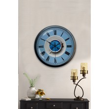 40 cm Siyah Metal Mutfak Duvar Saati