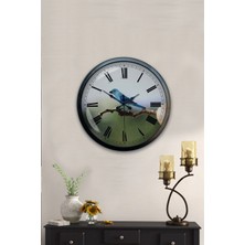 40 cm Siyah Metal Bird Duvar Saati