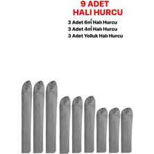 Koru Tekstil 9 Adet Halı Hurcu, Halı Kılıfı, Halı Koruyucu, Halı Ambalajı