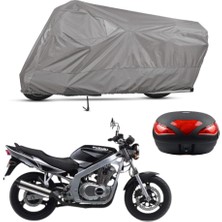 Teksin Suzuki Gs 500 Arka Çanta Uyumlu Motosiklet Brandasısı