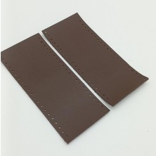 Angel Çanta Aksesuar Suni Deri Tutma Sapı Koyu Kahverengi Simit Sap 17X7.5 cm