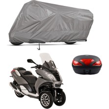 Teksin Peugeot Metropolis 400 Arka Çanta Uyumlu Motosiklet Brandasısı