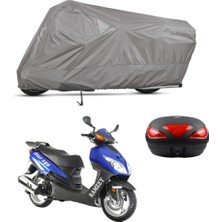 Teksin Ramzey Star 125 L Arka Çanta Uyumlu Motosiklet Brandasısı