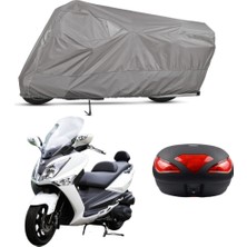 Teksin Sym Joymax 250 Arka Çanta Uyumlu Motosiklet Brandasısı