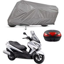 Teksin Suzuki Burgman Uh 200 Arka Çanta Uyumlu Motosiklet Brandasısı