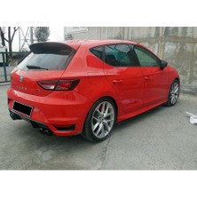 Hasakman Seat Leon Mk3.5 Aero Marşpiyel Seti Mat Siyah Plastik 2017 2018 2019 2020