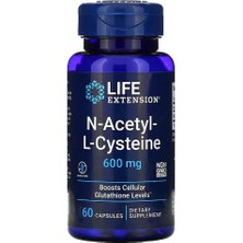 Life Extension, N-Acetyl-L-Cysteine, 600 Mg, 60 Kapsül