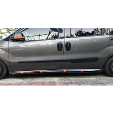 Hasakman Fiat Doblo Aero Yan Marşpiyel Seti Mat Siyah Plastik 2009 ve 2017 Arası