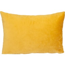 Renkli Ev Tasarım 35X50 cm Sarı Kırlent Içi Elyaf Dolgu Gizli Fermuarlı