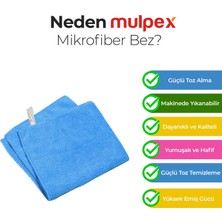 Mulpex Mikrofiber Genel Temizlik Bezi Mavi 40X40 cm.