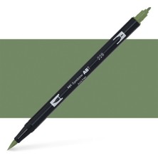 Tombow : Ab-T Dual Brush Pen Grafik Kalemi : Gray Green 228