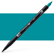 Tombow : Ab-T Dual Brush Pen Grafik Kalemi : Tiki Teal 407