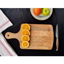 Mondecor Masif Ahşap Kesme Tahtası 22X42 cm NCR002