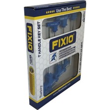 Fixio T Saplı Iki Uçlu Alyan Anahtar Takımı 7 Parça / Fh6107