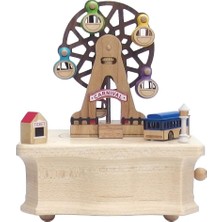 Wooderful Life Lunaparkta Eğlence Zamanı Ahşap Müzik Kutusu - 1064501