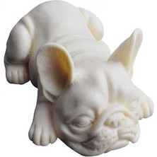 Sabun Kalıp Kek Kalıp Yapmak Için 3D Fransız Bulldog Silikon Kalıp(Yurt Dışından)
