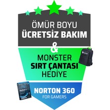 Monster Abra A7 V14.1.5 Intel Core i5-12500H 16GB RAM 500GB SSD 4GB GTX1650 FreeDOS 17,3" FHD 144Hz Oyun Bilgisayarı