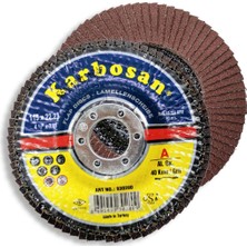 Karbosan Flap Disk 115MM 40 Kum, Ao (10 Adet)