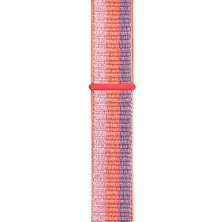 Markacase Garmin 245 - 245 Music Için Dokuma Kordon Turuncu Çizgili
